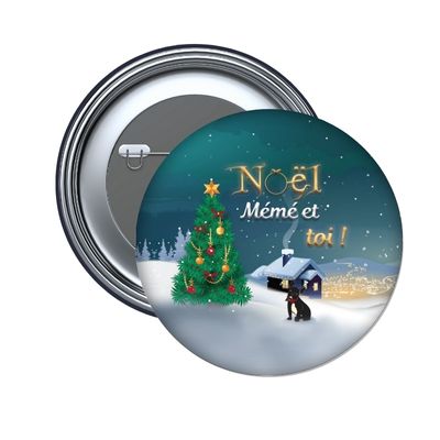 Badge Noël, mémé et toi !