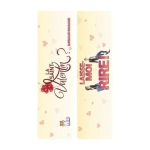 Marque-page offert avec le roman La Saint-Valentin. Laisse-moi rire !